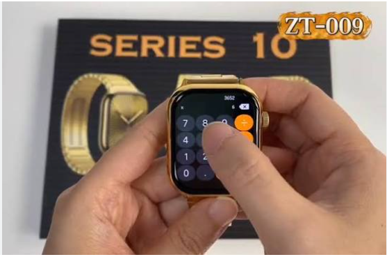 Premium Golden Edition Smartwatch - Series 10 (ZT-009) - Image 2