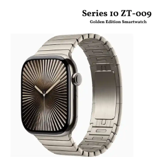 Premium Golden Edition Smartwatch - Series 10 (ZT-009) - Image 3
