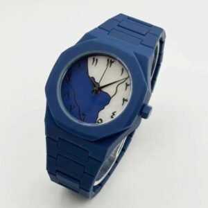 Arabic girls watch Premium Look With Butterfly Lock (Blue)