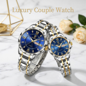 BINBOND Top Brand Luxury Fashion Couple Watches 30M Week Date Clock Sport Quartz