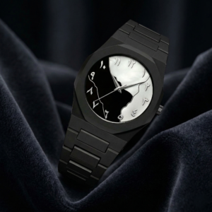 Arabic girls watch Premium Look With Butterfly Lock (Black)