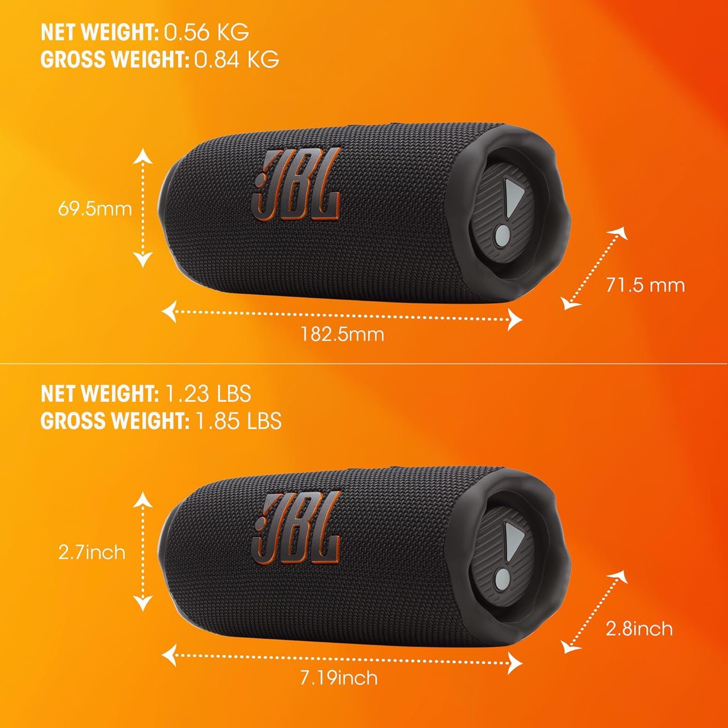 JBL Flip 7+ Portable Bluetooth Speaker - Image 5