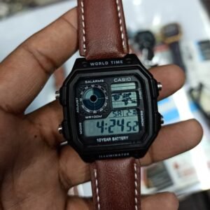 CASIO ILLUMINATOR LEATHER STRAP PREMIUM WATCH