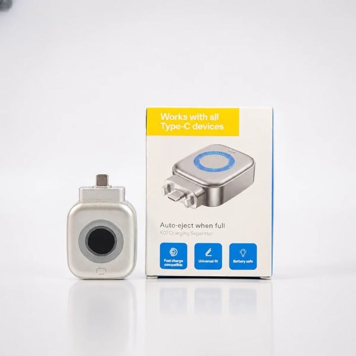 X-01 Full Charge Separator – Type-C Auto Power Cut-Off Charging Protector - Image 3