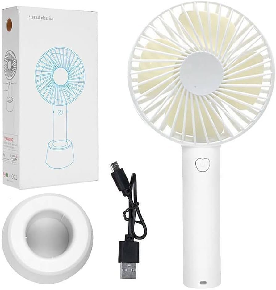 Mini Fan Very Stylish Rechargeable Hand Fan Usb Lithium Battery - Charger Fan - Image 7