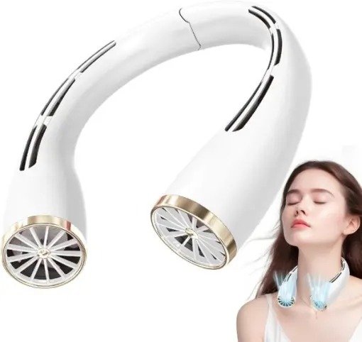 Mini Neck Portable Hanging Rechargeable Air Cooler Summer Sport Fan - Image 5