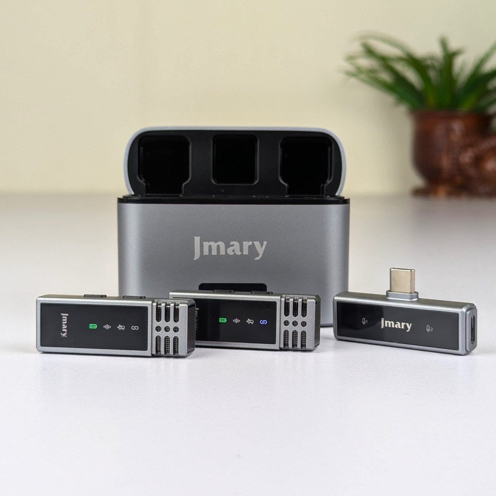 Jmary MW-15 | 2.4G Wireless Microphone For Mobile TYPE-C | Dual Microphone - Image 2