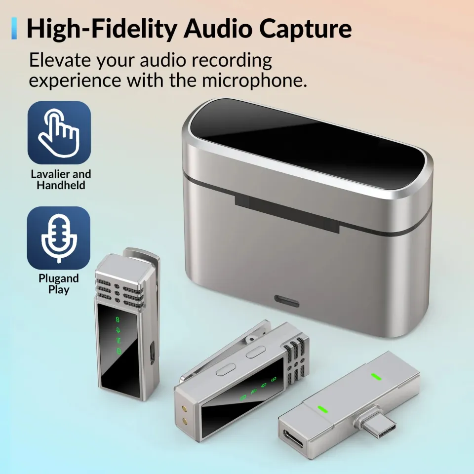 Jmary MW-15 | 2.4G Wireless Microphone For Mobile TYPE-C | Dual Microphone - Image 9