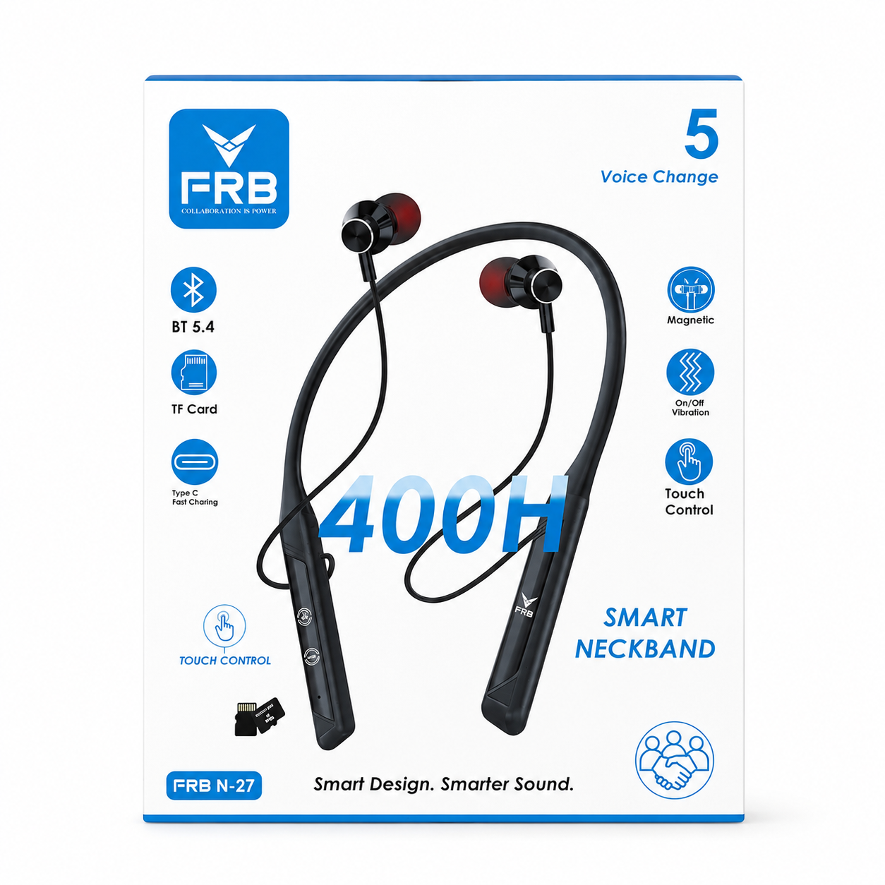 FRB-N27 Wireless Neckband – 400h