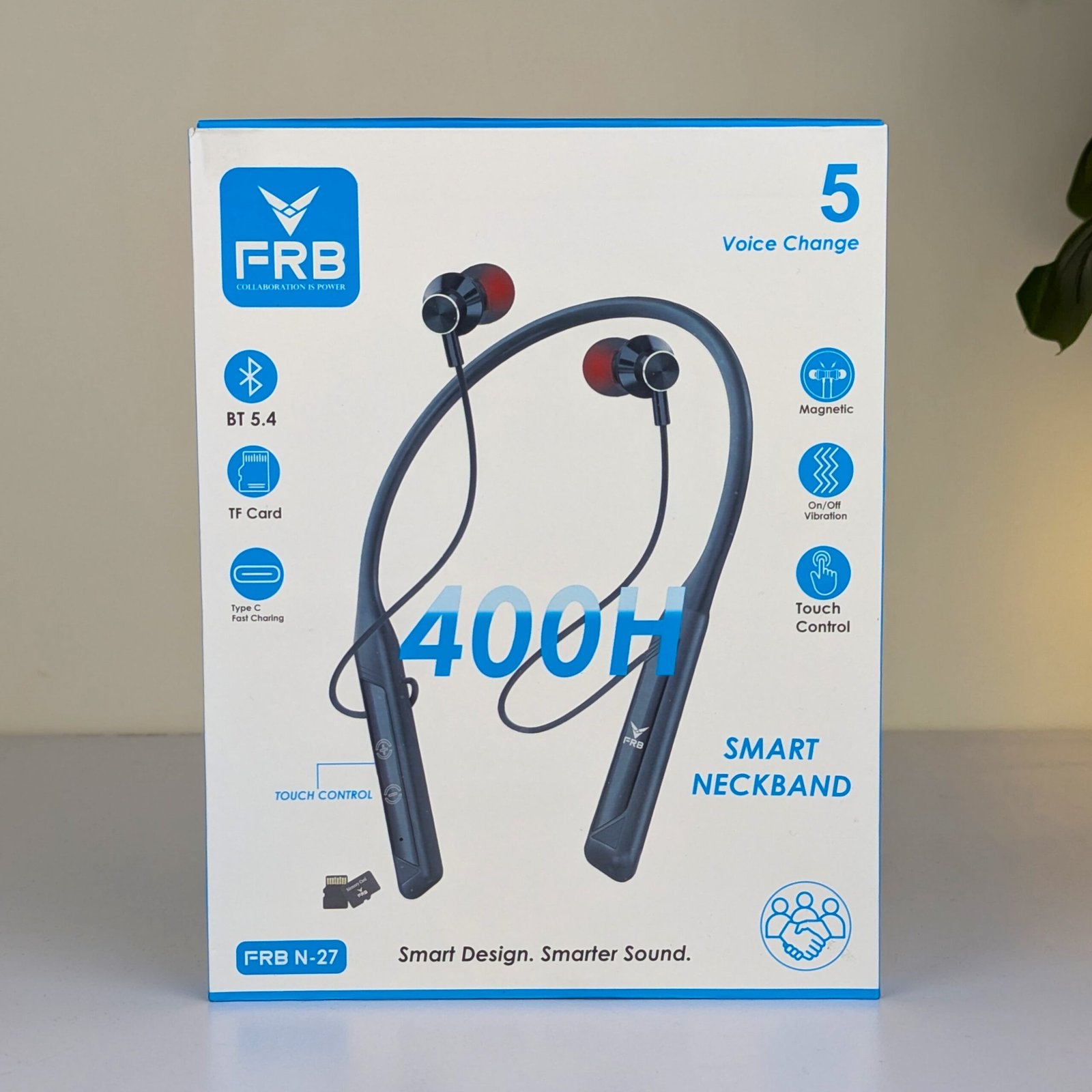 FRB-N27 Wireless Neckband – 400h - Image 4