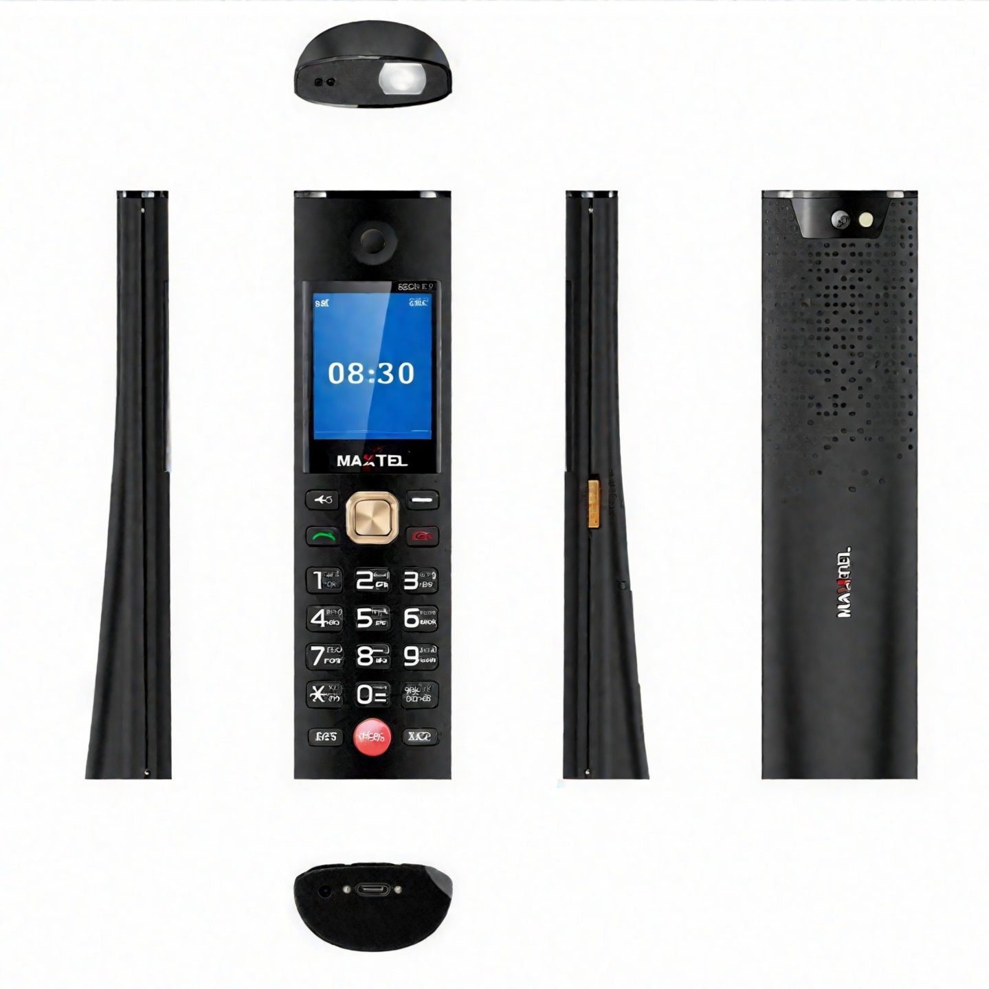 MAXTEL MAX21 Ultra Cordless Phone Dual SIM Black