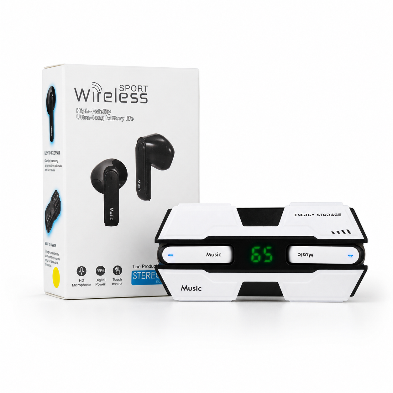 K8 Sport Wireless Earbuds - Image 2