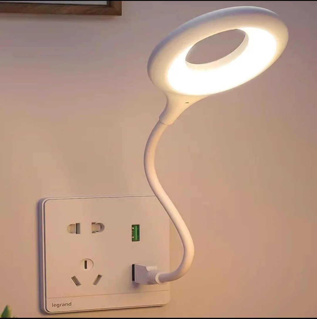 USB Smart Voice Control LED Light - Offline Voice Activated, 360° Flexible Plug & Play Reading Lamp for Laptop, Power Bank & Bedside (No WiFi Needed) - Image 3