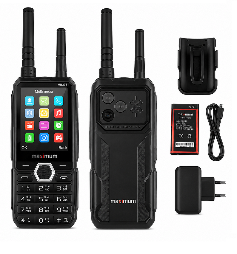 Maximum MB3031 Mobile Four SIM Dual Antenna 6500mAh Battery