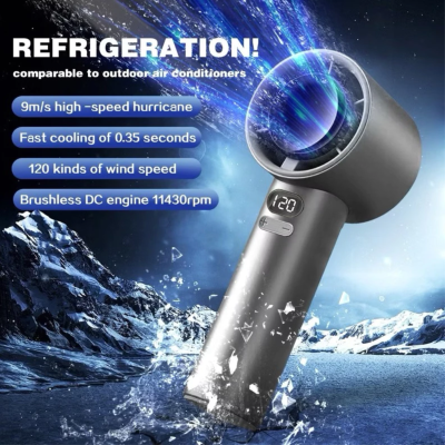 M11 Handheld Fan Portable Bladeless Mini Fan Rechargeable - Image 5
