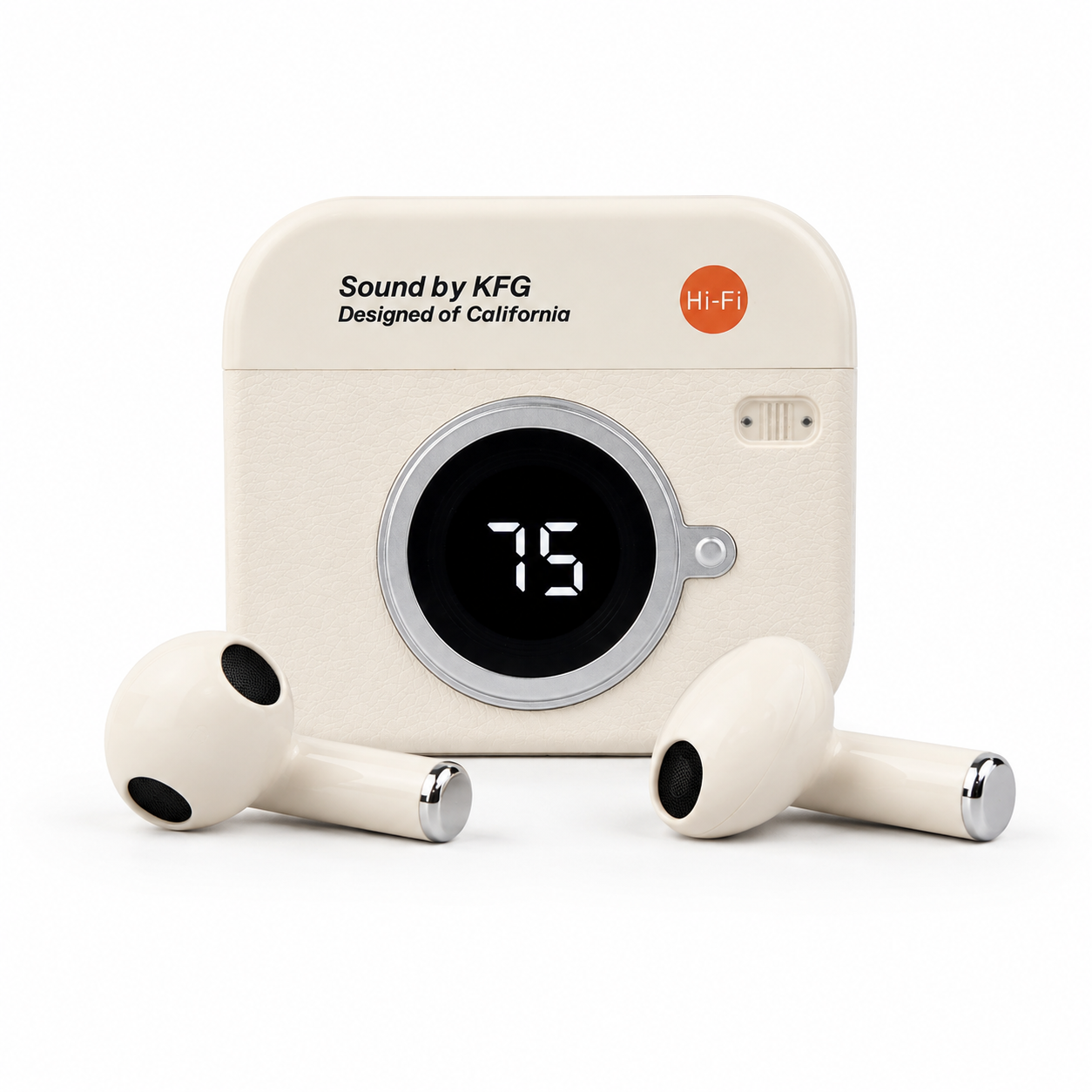 Q86 Retro Camera Design TWS Bluetooth Earbuds - Image 6