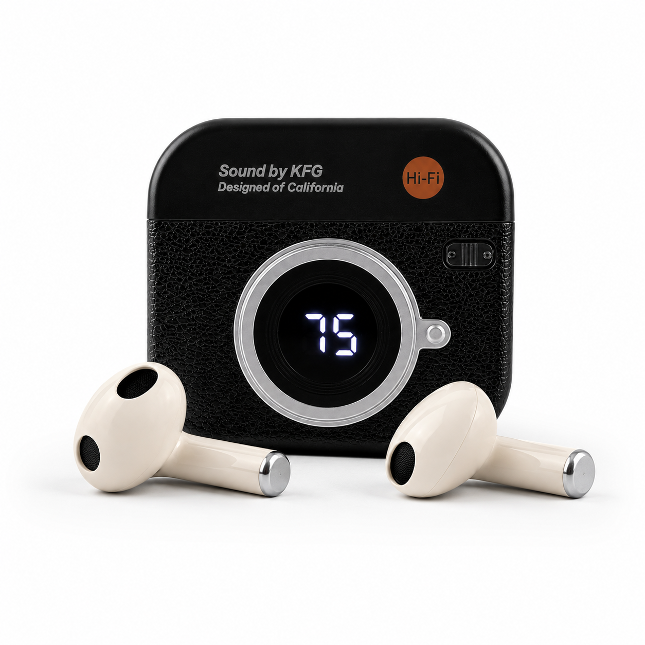 Q86 Retro Camera Design TWS Bluetooth Earbuds - Image 7