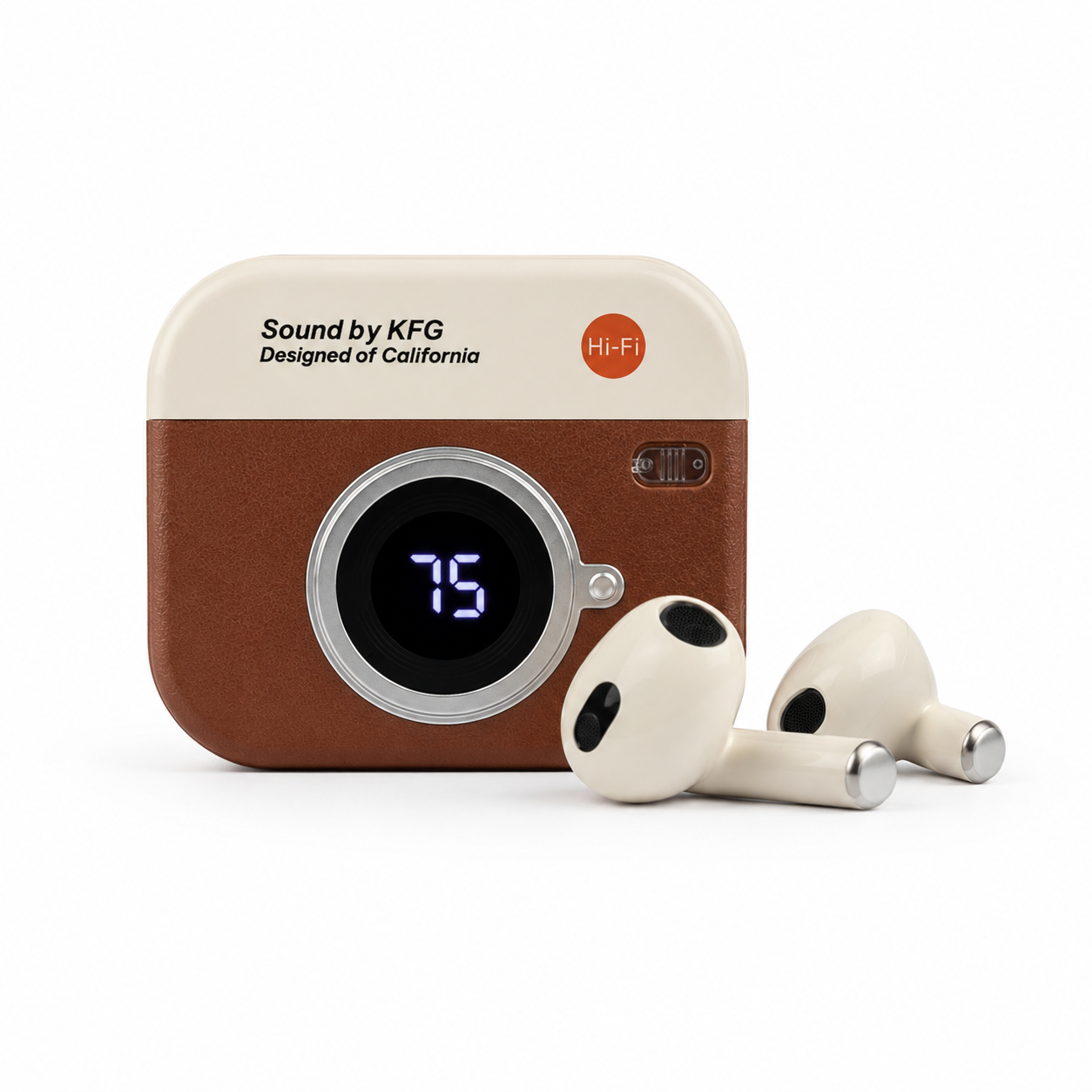 Q86 Retro Camera Design TWS Bluetooth Earbuds - Image 5